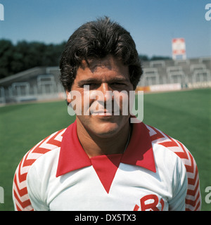 Calcio, 2. Bundesliga Nord, 1977/1978, Rot Weiss Essen, presentazione della squadra, ritratto Hans Doerre Foto Stock