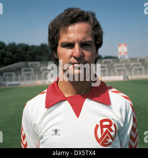 Calcio, 2. Bundesliga Nord, 1977/1978, Rot Weiss Essen, presentazione della squadra, ritratto Hartmut Huhse Foto Stock