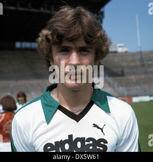 Calcio, Bundesliga, 1977/1978, Borussia Moenchengladbach, presentazione della squadra, ritratto di Wilfried Hannes Foto Stock