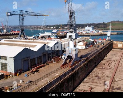 Falmouth Docks, Cornwall, Regno Unito Foto Stock
