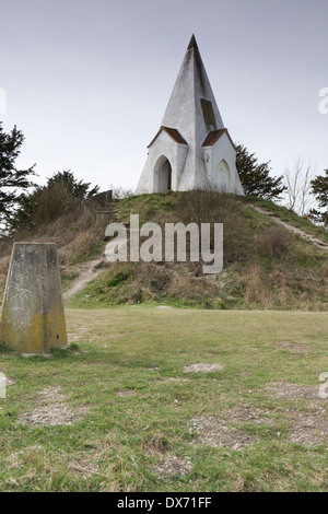 Monumento a un cavallo denominato 'attenzione di chalk pit' Foto Stock