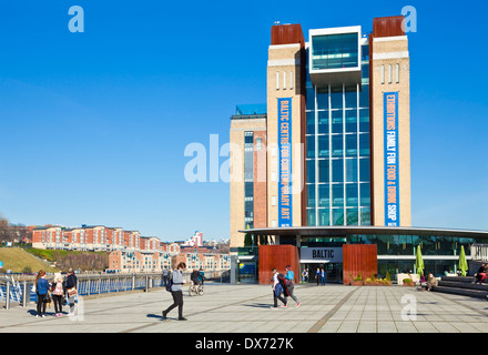 Baltic Centre for Contemporary Art di Gateshead Quays Newcastle upon Tyne Tyne and Wear Tyneside Inghilterra UK GB EU Europe Foto Stock