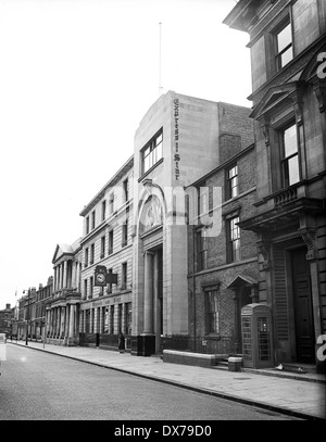 Express & Star giornale in Queen Street, Wolverhampton West Midlands 1957 Foto Stock