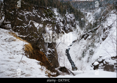 Changbaishan Riserva Naturale Nazionale d'inverno. Provincia di Jilin, Cina Foto Stock