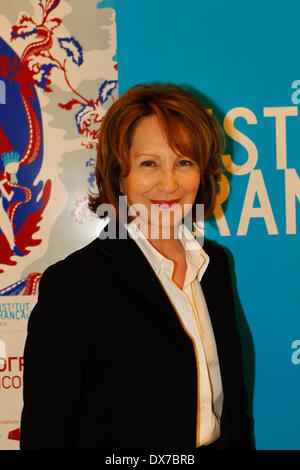 Atene, Grecia. Xix Mar, 2014. L'attrice francese NATHALIE BAYE assiste l'apertura del XV French Film Festival di Atene. Credito: Aristidis Vafeiadakis/ZUMAPRESS.com/Alamy Live News Foto Stock