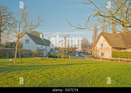 Villaggio Verde Stoke Bruerne Northamptonshire Foto Stock