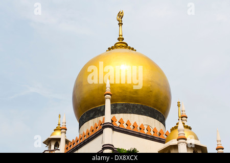 La Cupola del Masjid Sultan moschea in Singapore Foto Stock