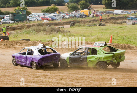 Stansted canalina Banger Racing Foto Stock