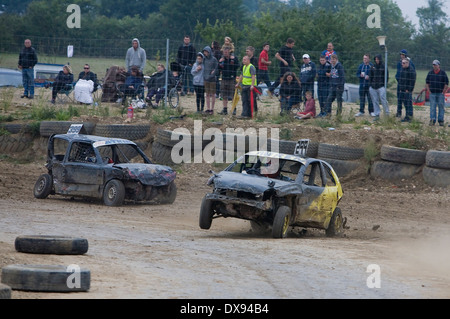 Stansted canalina Banger Racing Foto Stock