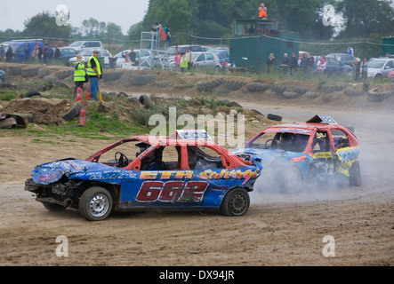 Stansted canalina Banger Racing Foto Stock