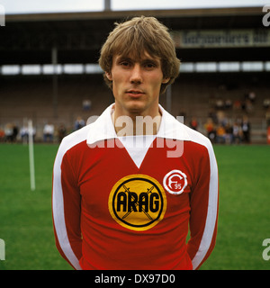 Calcio, Bundesliga, 1979/1980, Fortuna Duesseldorf, presentazione della squadra, ritratto Rudolf Bommer Foto Stock