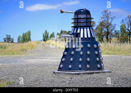 Insolito Dalek Roadside Mailbox, Foto Stock