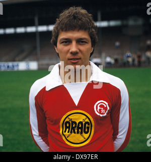 Calcio, Bundesliga, 1979/1980, Fortuna Duesseldorf, presentazione della squadra, ritratto Josef Weikl Foto Stock