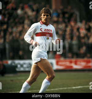 Calcio, Bundesliga, 1979/1980, Grotenburg Stadium, FC Bayer 05 Uerdingen versus VfB Stoccarda 4:2, scena del match, Roland Hattenberger (Stoccarda) Foto Stock