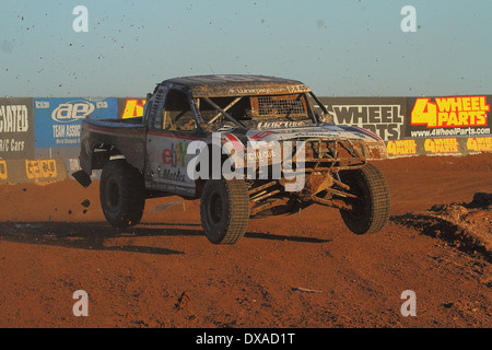 CHANDLER, AZ - Ott 28: Ryan Beat (46) alla velocità nel Lucas Oil Off Road racing serie Challenge Cup il 28 ottobre 2012. Foto Stock