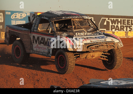 CHANDLER, AZ - Ott 28: Josh Merrell (22) alla velocità nel Lucas Oil Off Road racing serie Challenge Cup il 28 ottobre 2012. Foto Stock