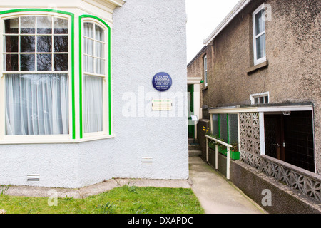 Dylan Thomas house di Swansea. Foto Stock