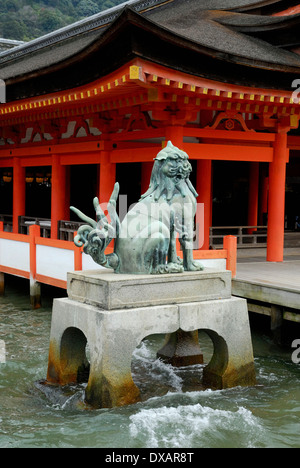 Sacrario di Itsukushima-jinja, Miyajima Foto Stock