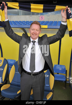 Oxford, Regno Unito. Il 22 marzo 2014. Gary Waddock è annunciato Oxford Regno del nuovo allenatore. Pic da Denis Kennedy. Credito: Denis Kennedy/Alamy Live News Foto Stock