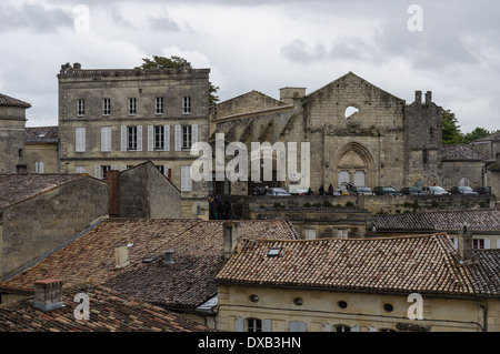 Saint Emilion - Bordeaux campagna e vigneti. Francia Foto Stock