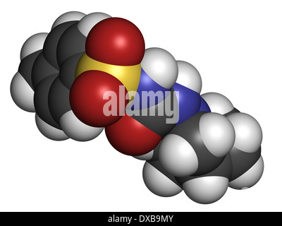 Gliclazide Diabetes molecola di farmaco. Classe di solfonilurea anti-diabetici agente. Foto Stock