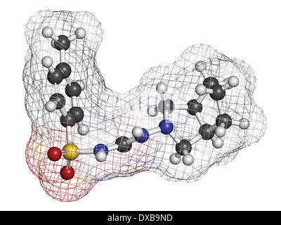 Gliclazide Diabetes molecola di farmaco. Classe di solfonilurea anti-diabetici agente. Foto Stock