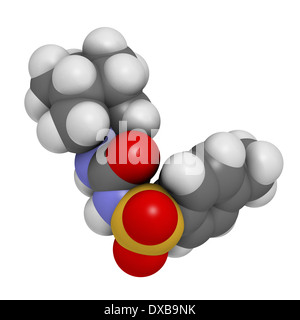 Gliclazide Diabetes molecola di farmaco. Classe di solfonilurea anti-diabetici agente. Foto Stock