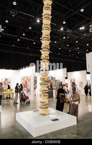 Art Dubai 2014 leader di arte fiera in Medio Oriente tenutasi a Madinat Jumeirah a Dubai United Arab Emiraes Foto Stock