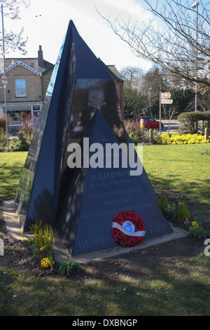 Dambusters 617 Squadrone Memorial Woodhall Spa Foto Stock