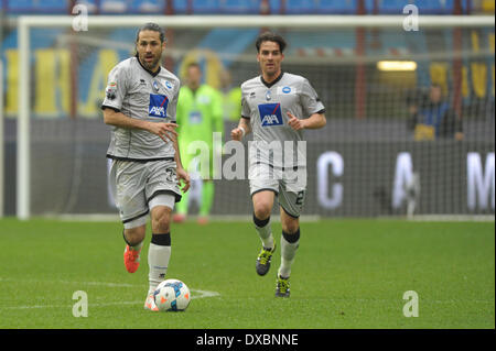 Milano, Italia. 23 Mar, 2014. Yepes (Atalata) durante la Serie Amatch tra Inter vs Atalanta, il 23 marzo 2014. Credito: Adamo di Loreto/NurPhoto/ZUMAPRESS.com/Alamy Live News Foto Stock