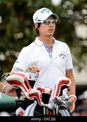 Orlando, Florida, Stati Uniti d'America. Marzo 23, 2014. Ryo Ishikawa durante il round finale golf azione di Arnold Palmer Invitational presentato da Mastercard tenutasi a Arnold Palmer il Bay Hill Club & Lodge di Orlando, FL Credito: Cal Sport Media/Alamy Live News Foto Stock