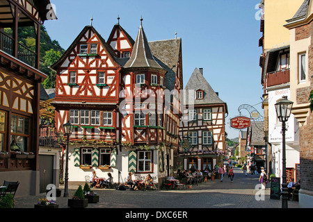 Vecchia casa, Bacharach Foto Stock