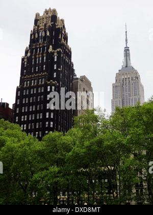 Il radiatore americano Building di New York (USA) Foto Stock