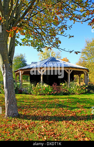 I giardini del centro termale, Bad Konigshofen Foto Stock