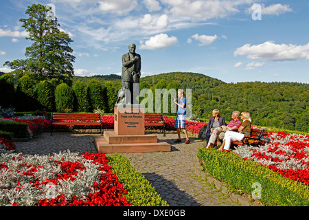 La statua di Guglielmo I, principe di Orange-Nassau, 1533-1584, Dillenburg, distrcit Lahn-Dill-Kreis, Hesse, Germania Foto Stock