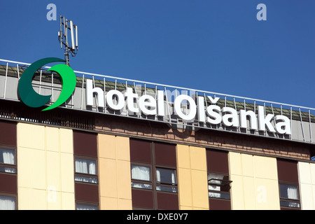 Hotel Olsanka Zizkov Praga, Repubblica Ceca Foto Stock
