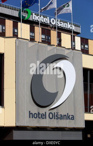 Hotel Olsanka Zizkov Praga, Repubblica Ceca Foto Stock