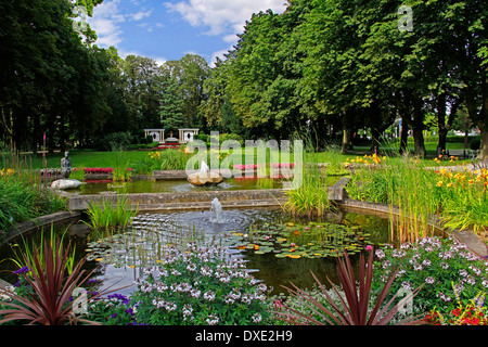 Giardino, parco termale, bagno di fieno, Bad Neuenahr-Ahrweiler, distretto di Ahrweiler, Renania-Palatinato, Germania Foto Stock