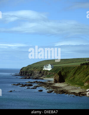 Il castello di Dunbeath, Caithness, N/E Scozia. Foto Stock