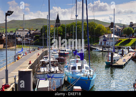 Girvan Harbour, Ayrshire Foto Stock