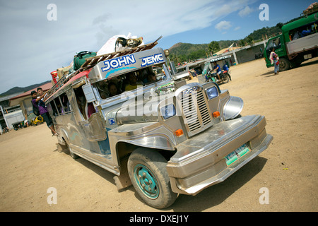 Scene in Coron, un'isola nelle Filippine Foto Stock