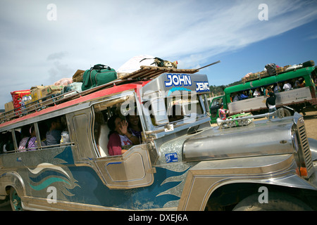 Scene in Coron, un'isola nelle Filippine Foto Stock