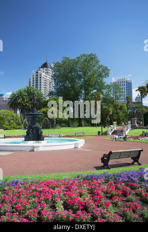 Albert Park di Auckland, Isola del nord, Nuova Zelanda Foto Stock