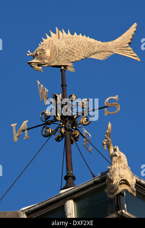 Banderuola - Mercato del Pesce di Billingsgate - Londra Foto Stock