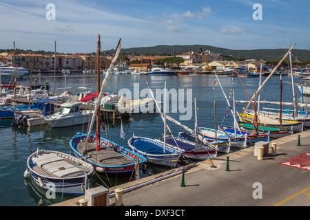 Il resort di St Tropez sulla Costa Azzurra nel sud della Francia. Foto Stock