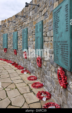 Guerra delle Falkland Memorial in Port Stanley nelle isole Falkland (Islas Malvinas). Foto Stock