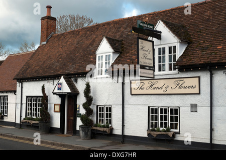 Mano & Fiori bar ristorante e public house Marlow Bucks REGNO UNITO Foto Stock