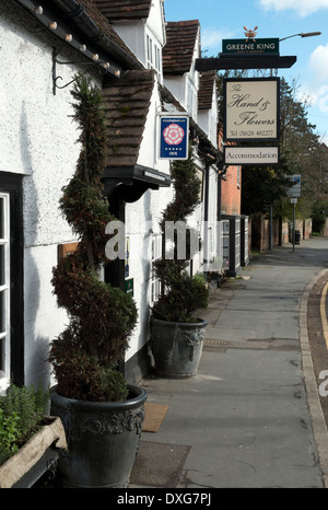 Mano & Fiori bar ristorante e public house Marlow Bucks REGNO UNITO Foto Stock