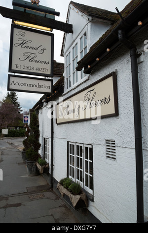 Mano & Fiori bar ristorante e public house Marlow Bucks REGNO UNITO Foto Stock