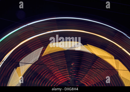Ferries Wheel, luce, Motion, Concept Foto Stock